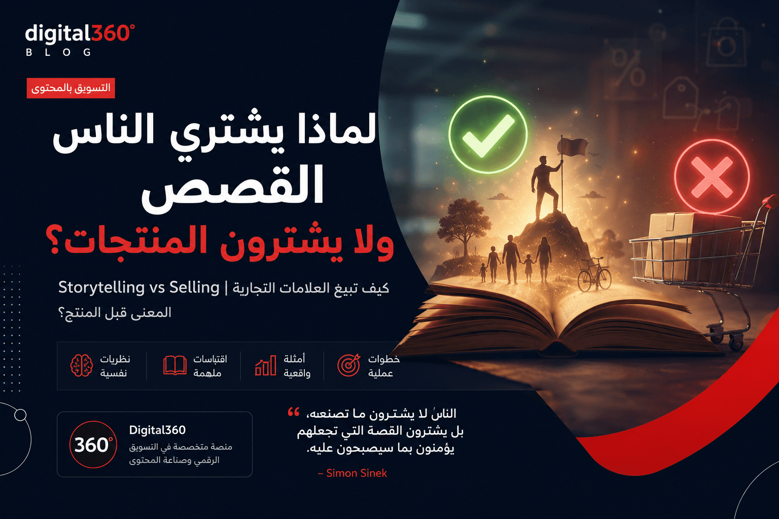 لماذا يحب الناس شراء القصص ويكرهون شراء المنتجات؟